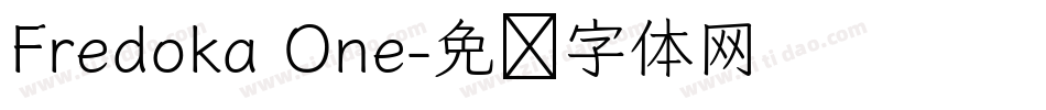 Fredoka One字体转换